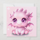 Recherche de dragons kawaii cartes invitations Chibi