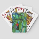 Recherche de formes jeux de cartes Vert