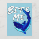 Recherche de semaine de requin cartes postales Amusant