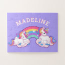 Recherche de licorne puzzles Violet