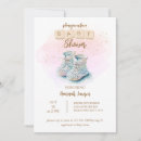 Recherche de chaussures de bébé invitations Rose