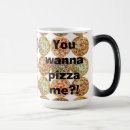 Recherche de pizza drôle tasses Nourriture
