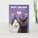 Recherche de pair vœux cartes Chats