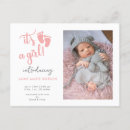Recherche de baby feet invitations Rose