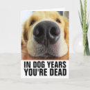 Recherche de mort chien vœux cartes Drôle