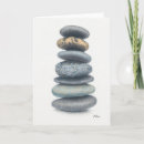 Recherche de pierres empilées vœux cartes Zen