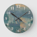 Recherche de peintures impressionnistes horloges Claude monet