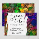 Recherche de rouge jaune invitations Diplômé