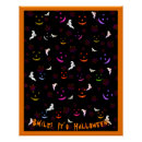 Recherche de visage effrayant posters Noir