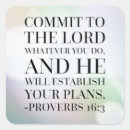 Recherche de proverbes 3 autocollants Dieu