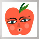 Zoek naar grappige appel posters Fruit