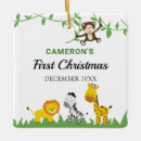 Recherche de jungle animal ornements Baby boy