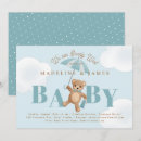 Recherche de classic baby shower invitations Bleu