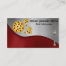 Recherche de italiens cartes visite Pizza