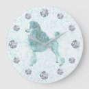 Recherche de chien de caniche horloges Girly