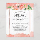 Recherche de florals bridal shower invitations Pastel