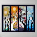 Recherche de quatre arbres posters Hiver