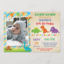 Recherche de dinosaur party invitations Dinosaures