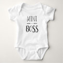 Recherche de boss bébé vêtements Noir et blanc