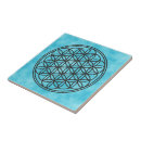 Recherche de contour carreaux Fleur de vie
