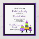 Recherche de pois chic invitations Fête d'anniversaire