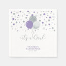 Recherche de naissance serviettes Baby shower fille