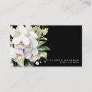 Recherche de orchidées blanches cartes visite Élégant