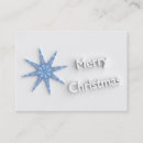 Zoek naar snowflake visitekaartjes Kerstmis