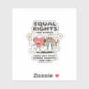 Zoek naar eerlijkheid stickers Mensenrechten