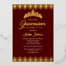 Recherche de diadème invitations Quinceanera