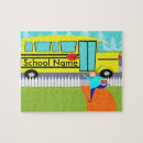 Zoek naar bus puzzels Terug naar school