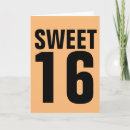 Zoek naar 16 verjaardagskaarten Sweet 16 verjaardagskaart