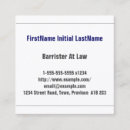 Recherche de professionnel du droit cartes visite Avocat