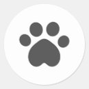 Recherche de empreinte de patte de chien autocollants Mignon
