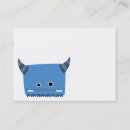 Zoek naar monsters visitekaartjes Blauw