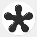 Recherche de icône graphique autocollants Noir