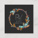 Recherche de logo de couronne cartes visite Rustique