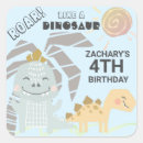 Recherche de dinosaure bleu autocollants Fête des enfants
