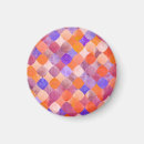 Recherche de motif géométrique abstrait magnets Aquarelle