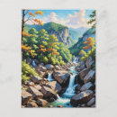 Recherche de paysage de cascade cartes postales Montagne