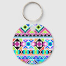 Recherche de motif tribal porteclés Coloré