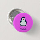 Zoek naar schattige buttons Pinguïn