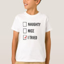 Zoek naar naughty kinder tshirts Kerstmis