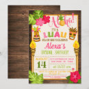 Recherche de luau bridal shower invitations Parti hawaïen luau