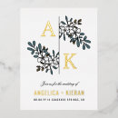 Recherche de feuille vert invitations Élégant