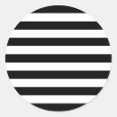 Recherche de motif rayé noir et blanc autocollants Élégant