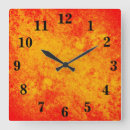 Recherche de jaune rouge horloges Orange