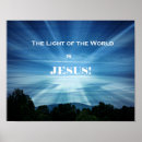 Zoek naar licht wereld posters Jesus