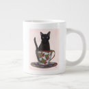 Recherche de le chat noir tasses Fabuleux