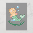 Recherche de poissons de chat cartes postales Humour